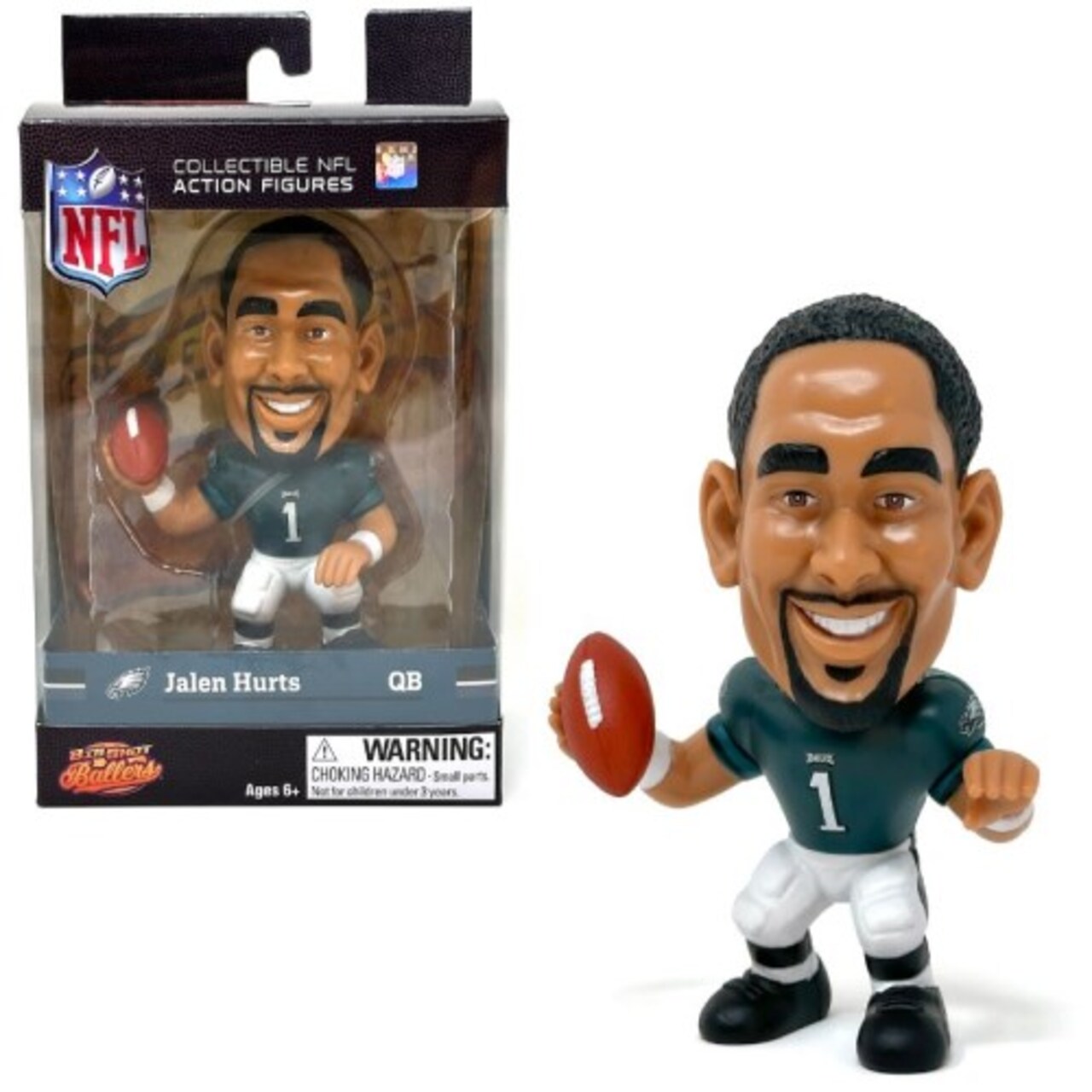 Jalen Hurts Philadelphia Eagles NFL Big Shot Ballers 5" Figure